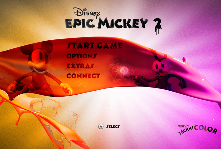 Epic Mickey 2: The Power of Two Game UI