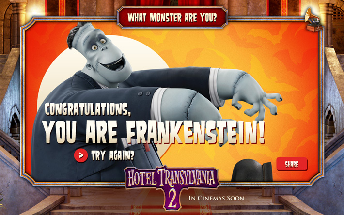 Hotel Transylvania 2: What Monster Are You?