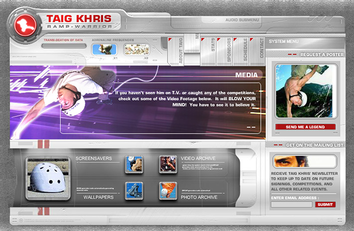 Taig Khris Website