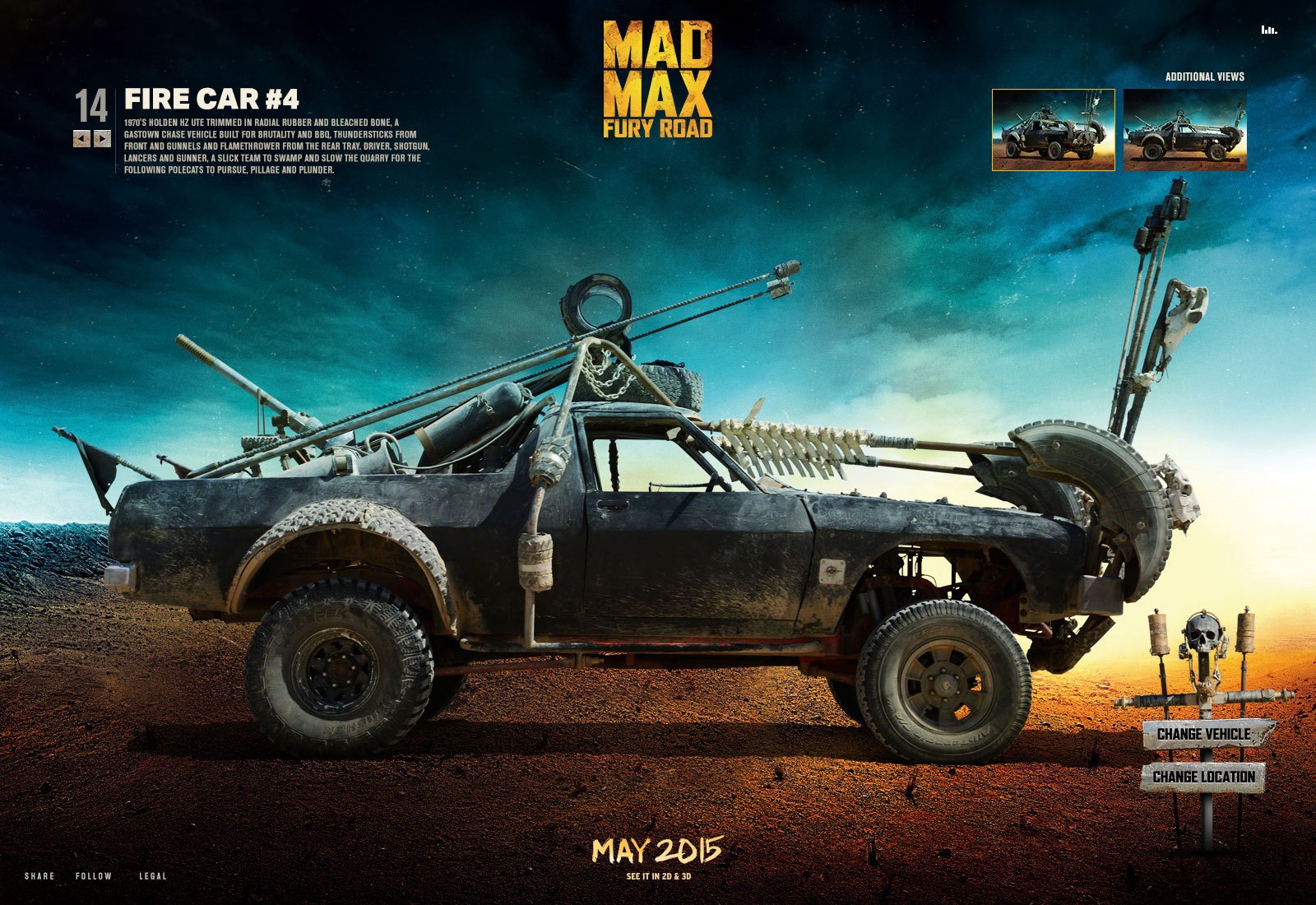 Mad Max: Fury Road - Vehicle Showcase